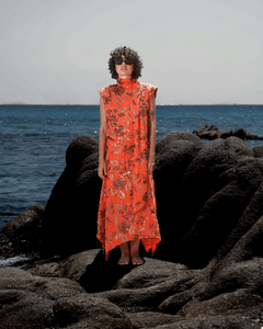 PALACE SKIRT LINEN SEQUINS
