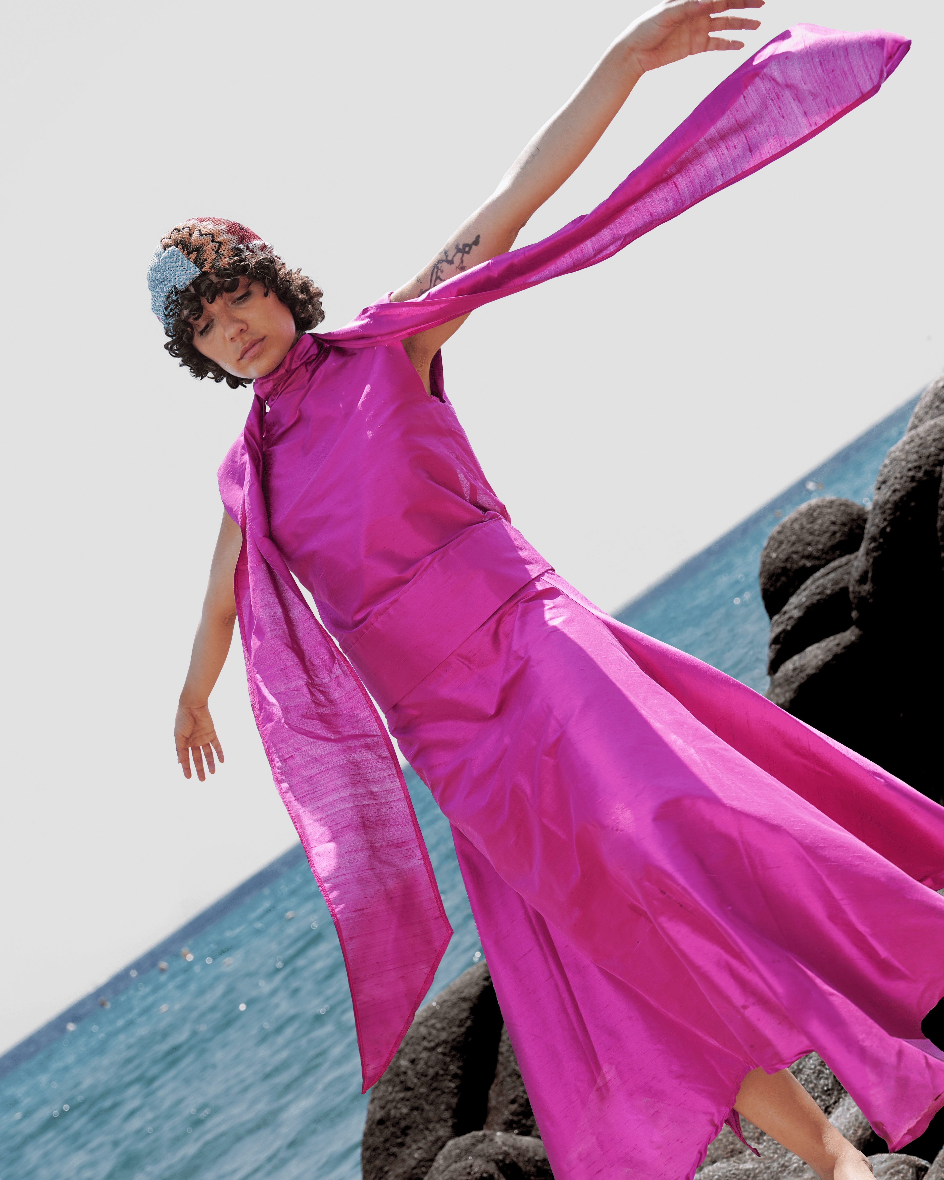 CELINE BLOUSE FUSHIA