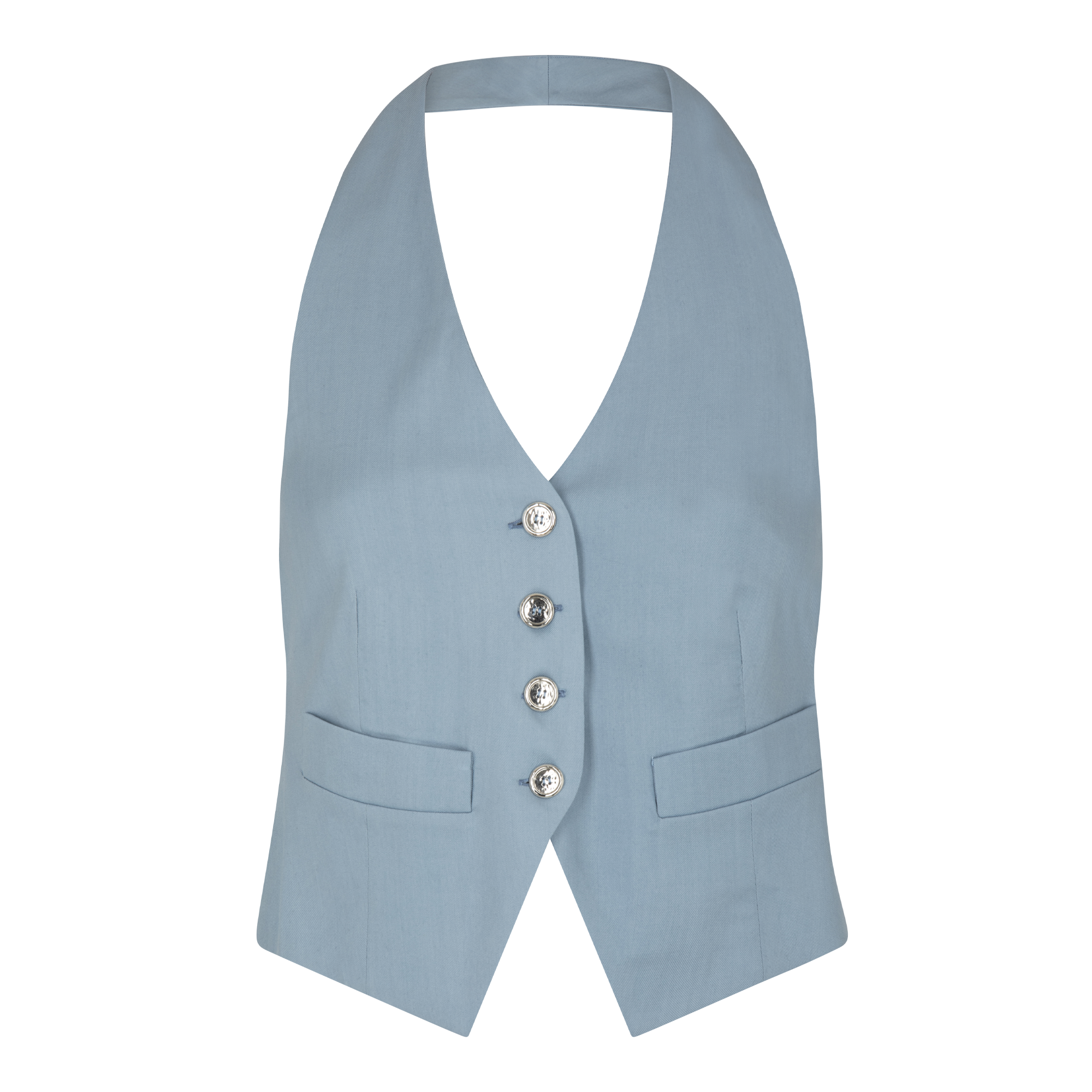 NORA BACKLESS BLUE FLANELLE