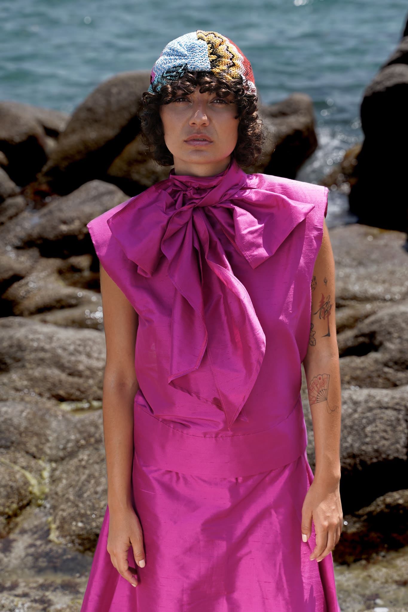 CELINE BLOUSE FUSHIA