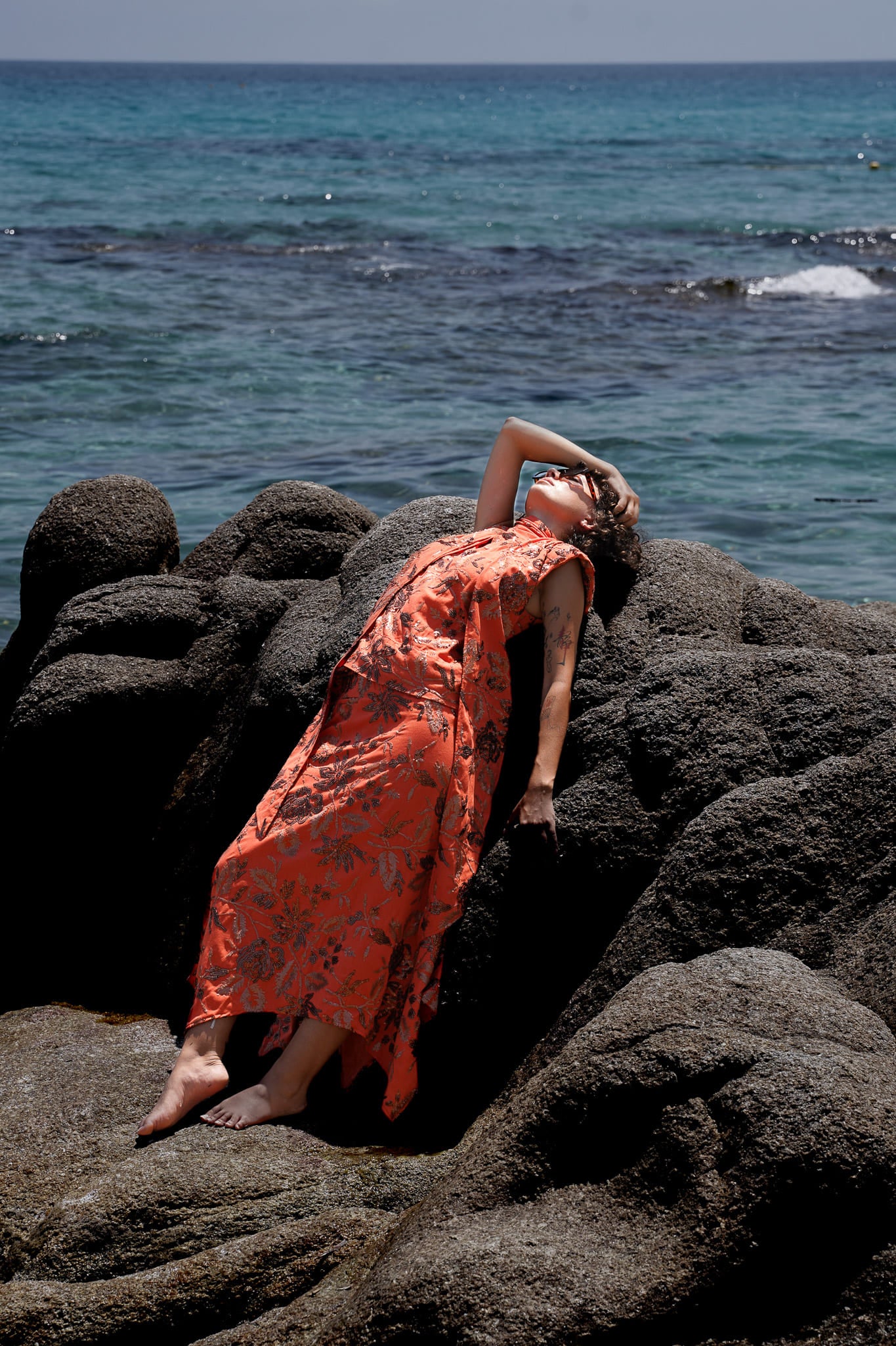 PALACE SKIRT LINEN SEQUINS