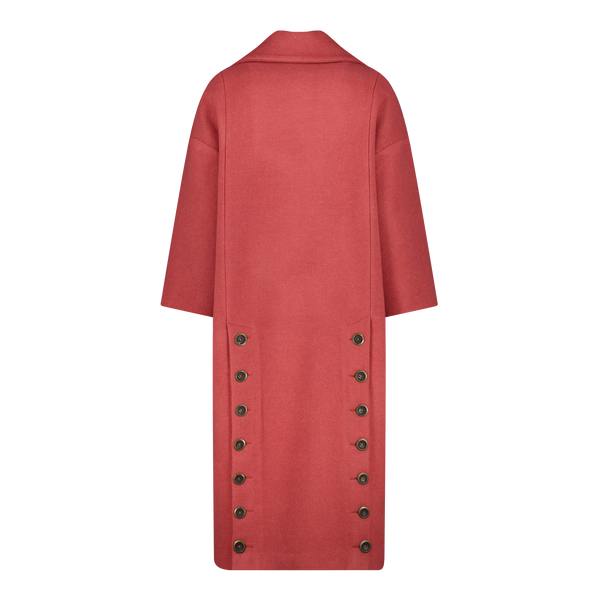 Burberry pink hotsell wool coat